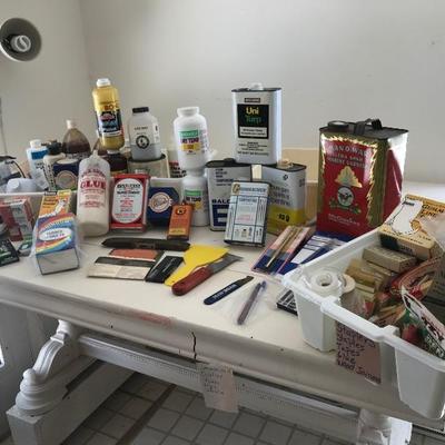 Lot # 1203 Art clean up supplies