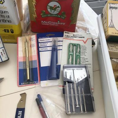 Lot # 1203 Art clean up supplies