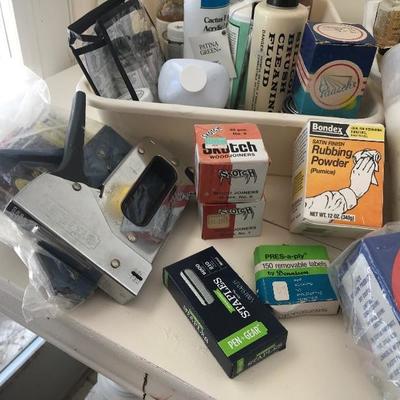 Lot # 1203 Art clean up supplies