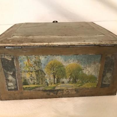 Lot 47 Tin Keepsake box
