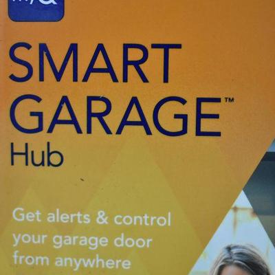 MyQ Smart Garage Door Opener, Wi-Fi Enabled Garage Hub w/ App. Open/Complete
