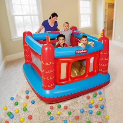 Fisher-Price Bouncetastic Bounce House & 50 Balls. Untested. As Is, $60 Retail