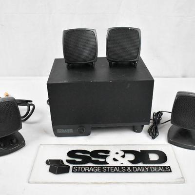 ALTEC Lansing Multimedia Computer Speaker System Powered Subwoofer & 4  speakers | EstateSales.org