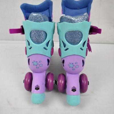 Kids Roller Skates, Frozen Theme, Junior Size 6-9