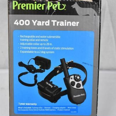 Premier Pet 400 Yard Trainer. No charger, no remote, COLLAR ONLY