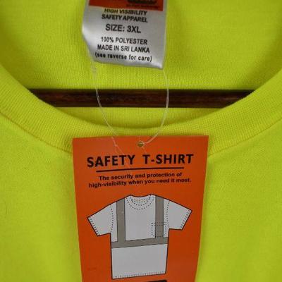 Safety T-Shirt, size 3XL. NWT, but with some small flaws