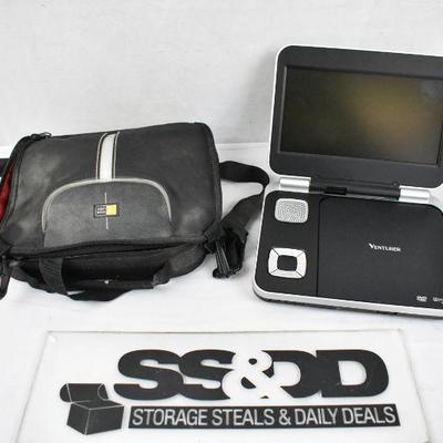 Venturer Portable DVD Player, with Bag, untested