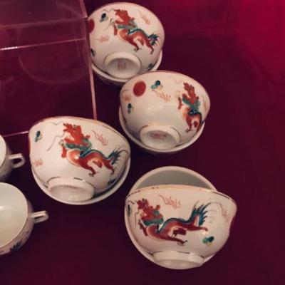 Lot 63 Tea set Asian themed
