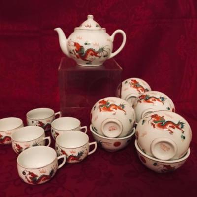 Lot 63 Tea set Asian themed