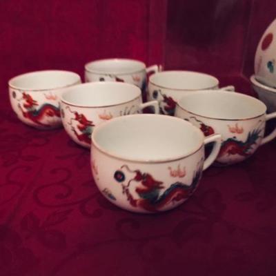 Lot 63 Tea set Asian themed