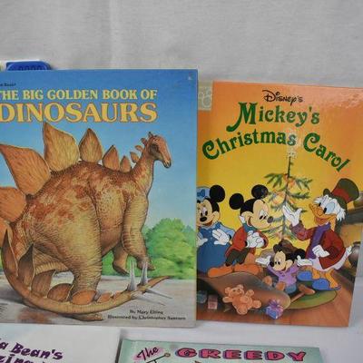 15 Hardcover Kids Books: Bear Sees Color -to- How Do Dinosaurs Say Goodnight?