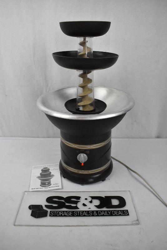 Chocolate Fountain by Rival. Works