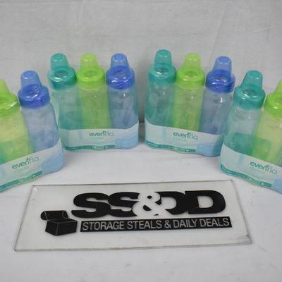 Evenflo Classic Baby Bottles, Qty 12, 8 oz each - New