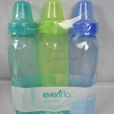 Evenflo Classic Baby Bottles, Qty 12, 8 oz each - New