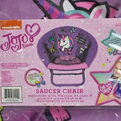 Nickelodeon Jojo Siwa Mini Saucer Chair - New