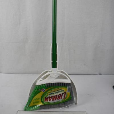 Libman Precision Angle Broom with Dustpan - New