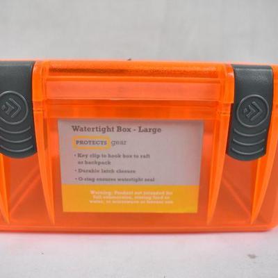 Watertight Box - Large  Gear Protector by Outdoor Products, 1.5L, ~6x7x3 - New