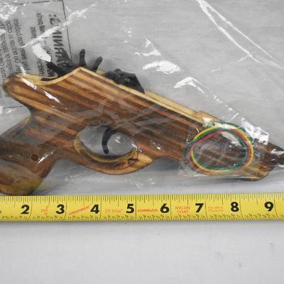 Wooden Rubber Band Shooter - New