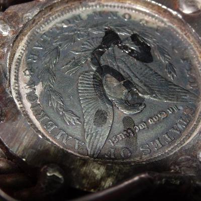 1894 Silver Dollar Belt Buckle 
