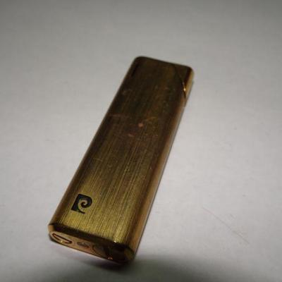 Vintage Pierre Cardin Lighter, Gold Tone 
