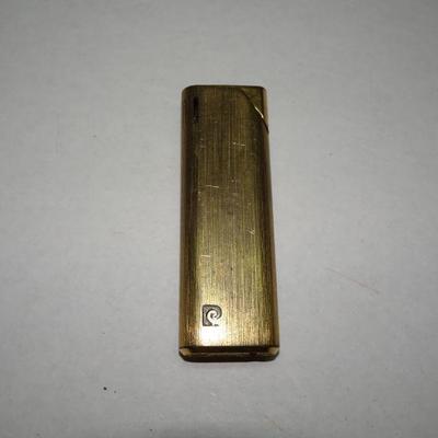 Vintage Pierre Cardin Lighter, Gold Tone 