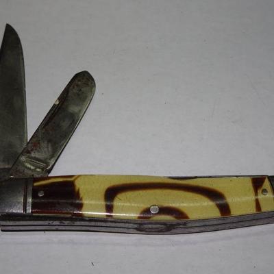 Vintage Pocket Knife,  Western Stockman Knife; Boulder, CO 