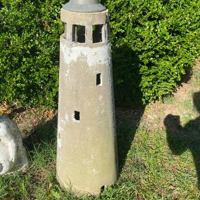 Lot # 894 Outdoor Lighthouse Statue 