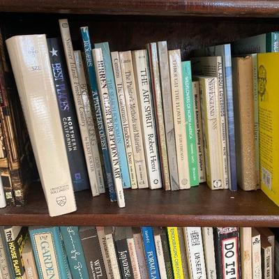 Lot # 908 Bookshelf with Artist Book 