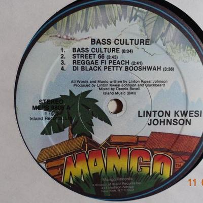 Linton Kwesi Johnson (LKJ) ~ Bass Culture