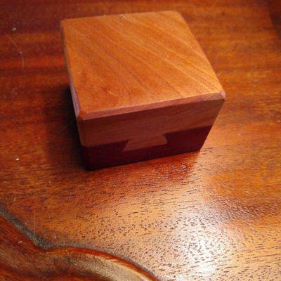 Hand crafted wood puzzle 