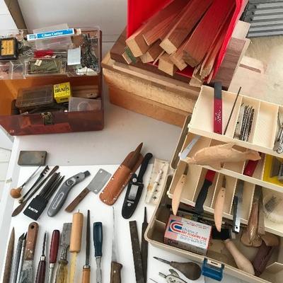 Lot # 1225. Wood working