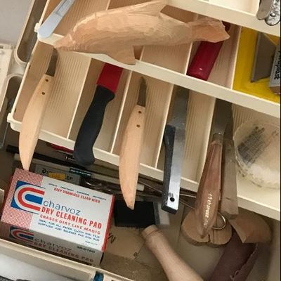 Lot # 1225. Wood working