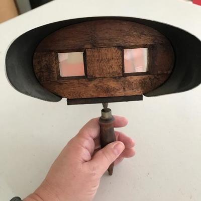 Lot # 1227. Antique View Finder & Art pieces