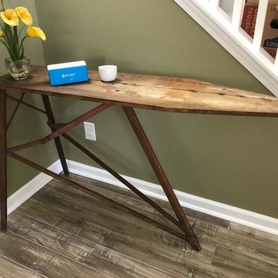 Antique ironing board $11