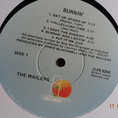 The Wailers ~ Burnin'
