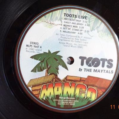Toots & The Maytals ~ Toots Live