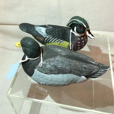 Lot 73 Hand painted ducks