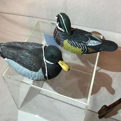 Lot 73 Hand painted ducks