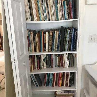 Lot # 1255 Book shelf w/ books