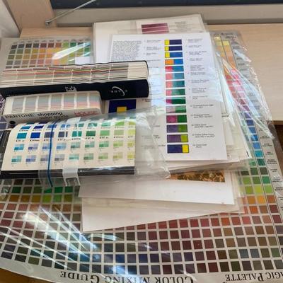 Lot #934 Large Colorchart Lot 