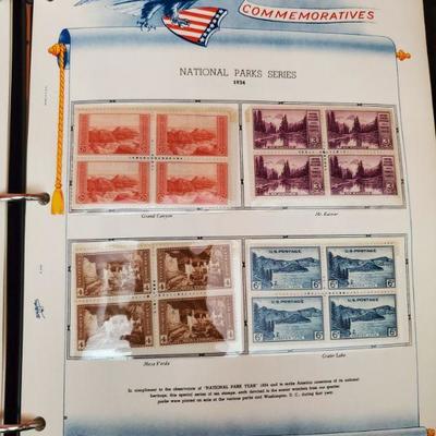 Binder with U.S. Commemorative Stamps 1932 - 1940, 1942 - 1959