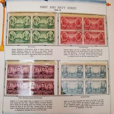Binder with U.S. Commemorative Stamps 1932 - 1940, 1942 - 1959