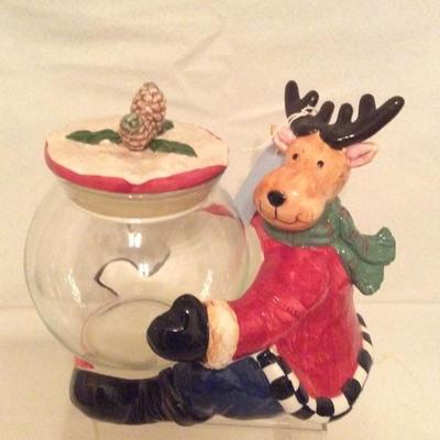 Lot 78 Reindeer Cookie Jar