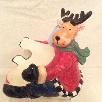 Lot 78 Reindeer Cookie Jar