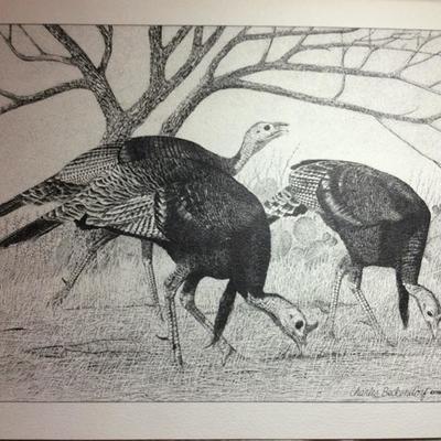Lot 81 Turkey Prints by Charles Beckendorf