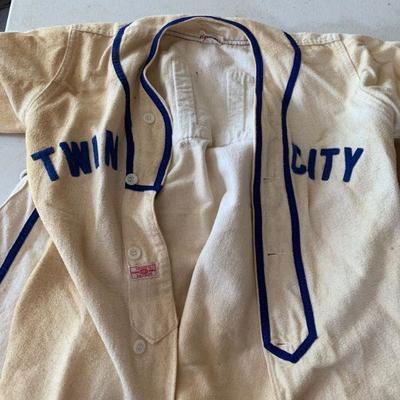 WOW! 1950's Twin City Cubs Baseball Uniform 