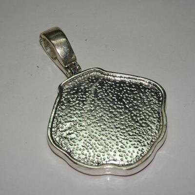 Scallop Shell Pendant, Abalone, Beach jewelry 