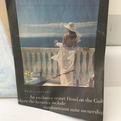 Lot # 1258 Artwork Woman gazing off in  the distance