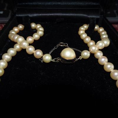Sterling Silver & Cultured Pearls Necklace, Oriental Pearl Gallery, Galleria 