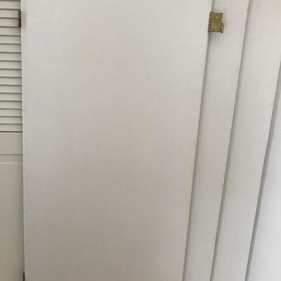 Lot # 1262  Canvas doors